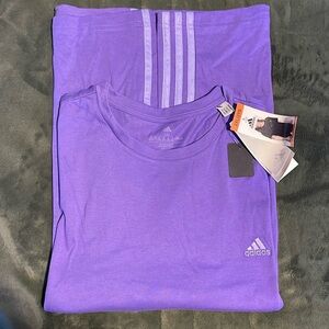Adidas purple tee nwt